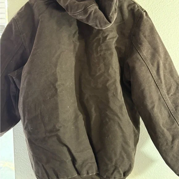 Carhartt Men's Dark Brown Bomber Jacket #14806 - Picture 4 of 6